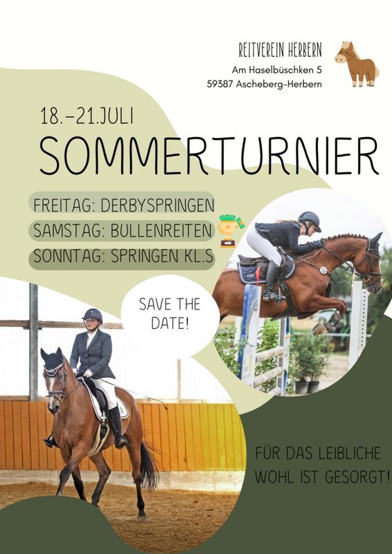 Save the Date - Sommerturnier 2024